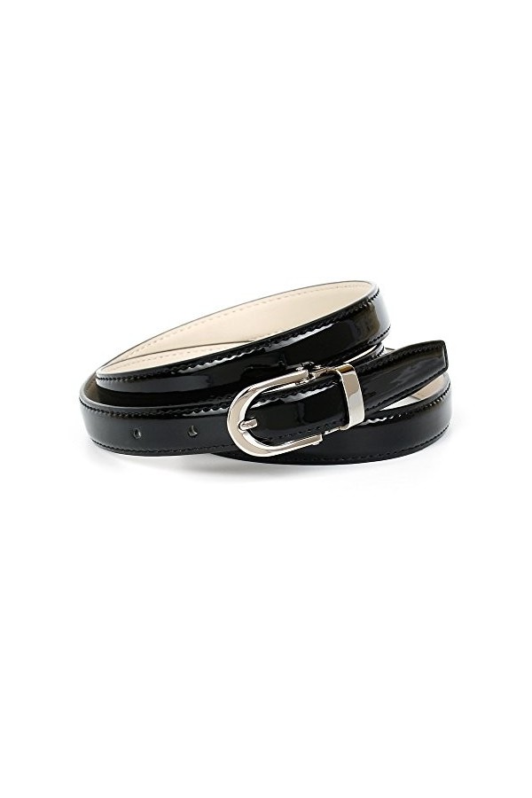 Anthoni Crown A13C00L Ceinture, Noir Schwarz 010 , 95 cm Femme