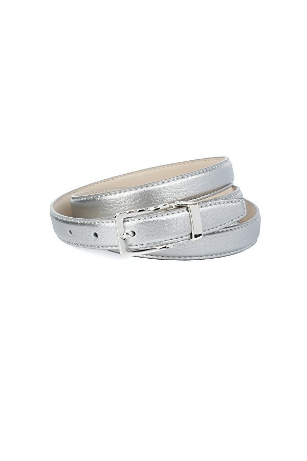 Anthoni Crown A14vts Ceinture, Argenté Silber 015 , 95 cm Femme