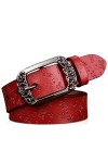 DORRISO Nouvelle Mode Ceinture Élégante Femme Ceinture Cuir pour Toutes Occasions, 3 Tailles 105CM 110CM 115CM Ceinture Cuir 