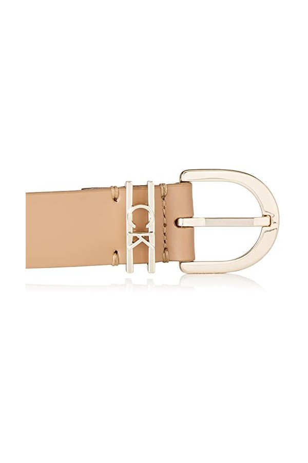 Calvin Klein Must CK Loop Belt 30MM Ceintures, Safari Canvas, 80 Femme