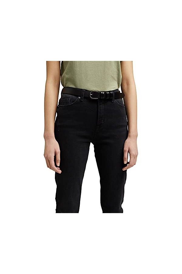 Esprit 021EA1S301 Ceinture, 001/BLACK, 100 Femme