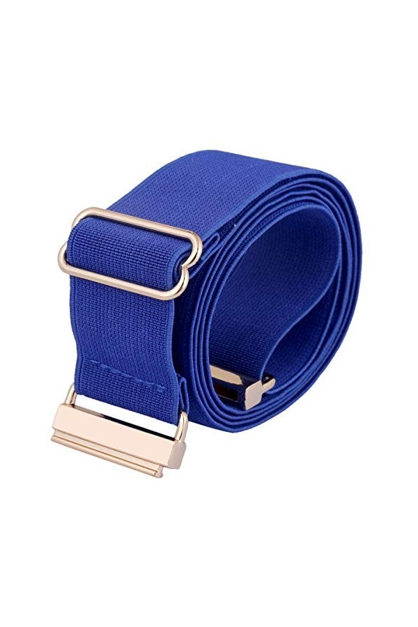KYEYGWO Ceinture de robe pour femme, ceinture élastique invisible, ceinture élastique réglable, ceinture à boucle plate pour