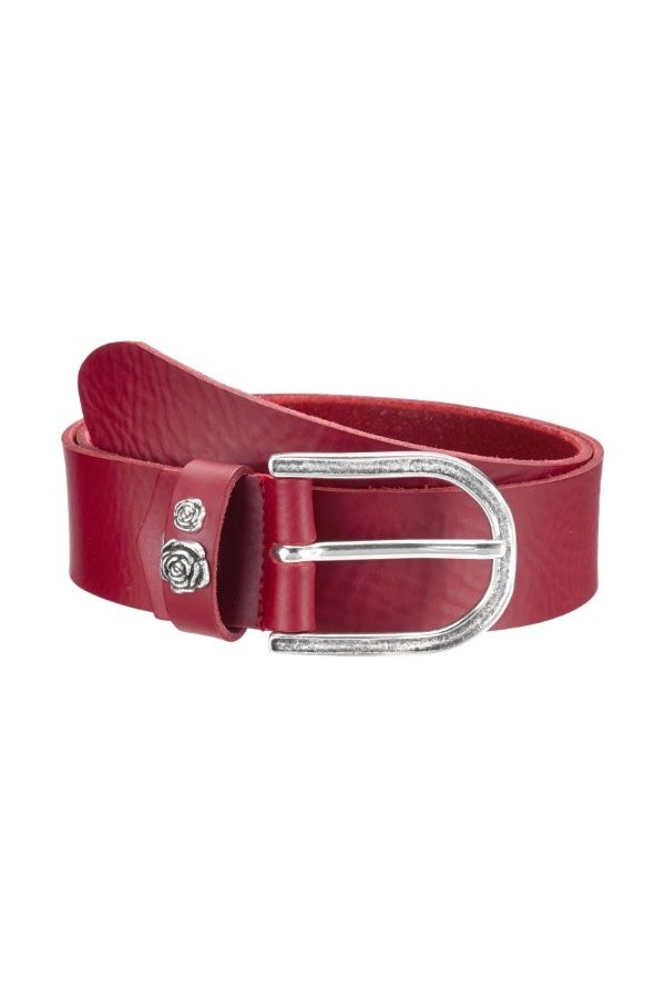 MGM - Ceinture Femme - Roses, 3181 - Rouge rot 950-3 - FR : 46 Taille fabricant : 90 cm 