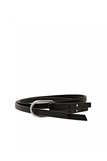 Esprit 043EA1S317 Ceinture, 001/Noir, M Femme