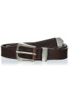 Wrangler Leather Belt Ceinture, Brown, 95 aux Femmes