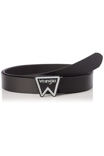 Wrangler Festival Logo Belt Ceinture, Black, 85 aux Femmes