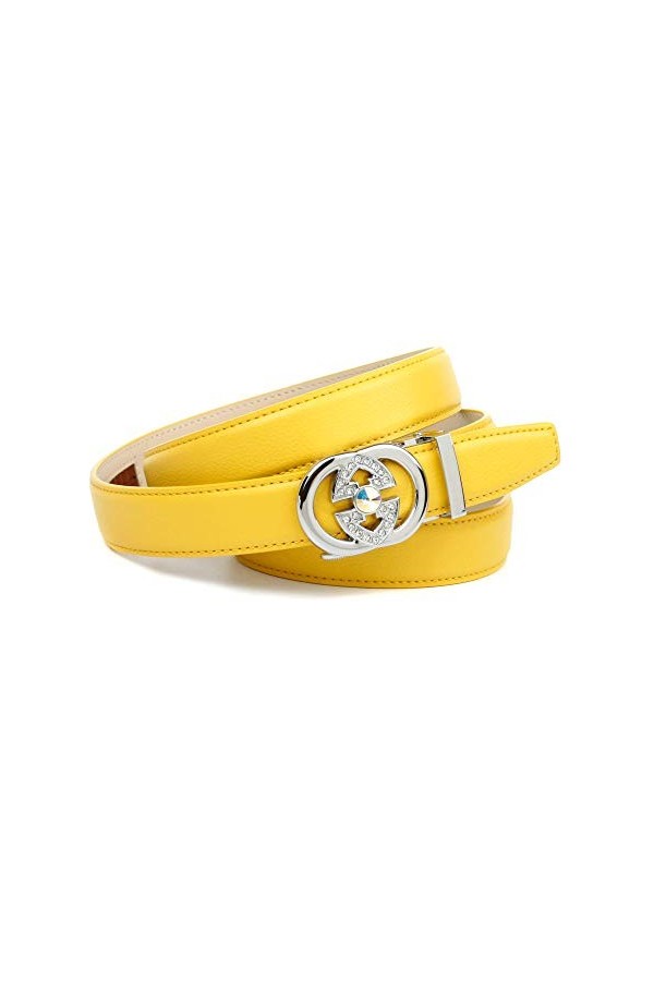 Anthoni Crown K1ga.f20 Ceinture, Jaune Gelb 022 , 115 Taille Fabricant: 100 Femme
