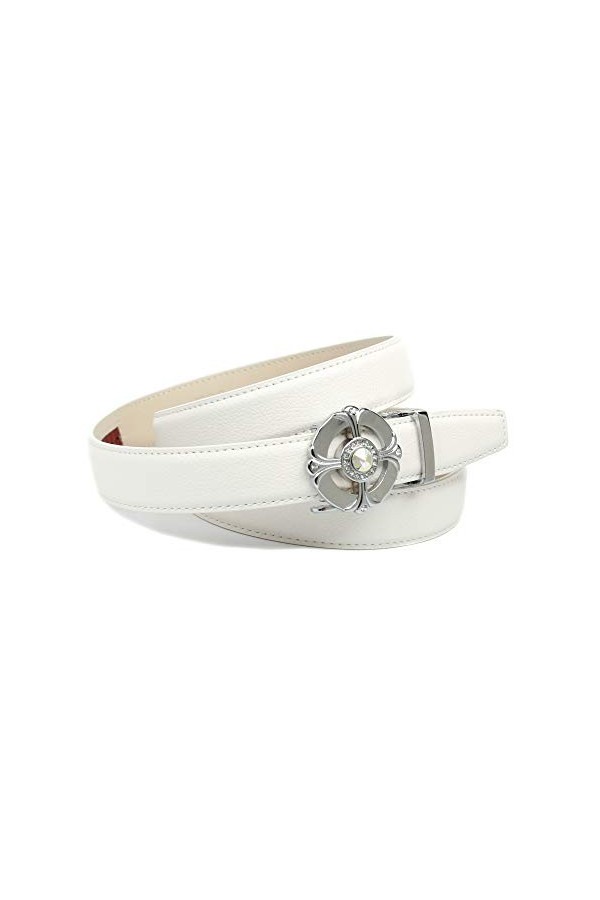 Anthoni Crown H1sca.f90 Ceinture, Blanc Weiss 090 , 100 Taille Fabricant: 85 Femme