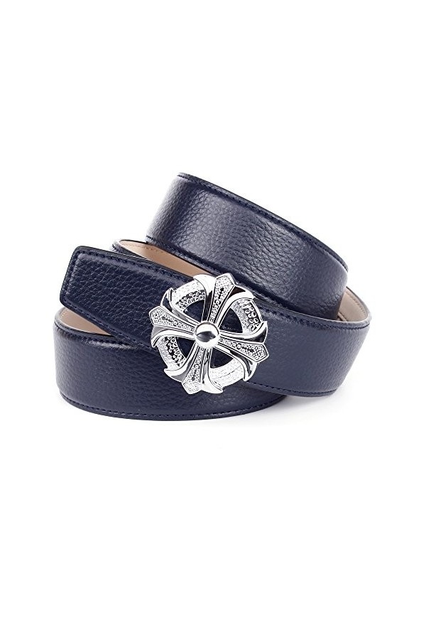 Anthoni Crown 1MBT80 Ceinture, Blau Dunkelblau 080 , 90 Femme