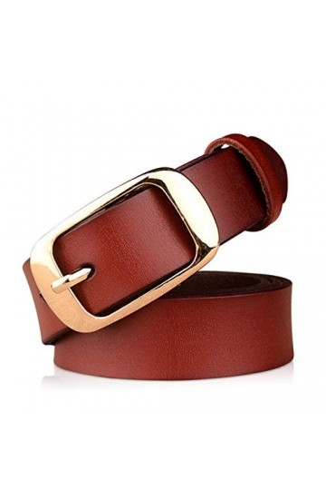 DORRISO Élégante Femme Ceinture Simple et à La Mode Ceinture Cuir pour Toutes Occasions, 3 Tailles 105CM 110CM 115CM Ceinture