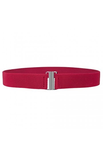 KYEYGWO Ceintures habillées pour femmes, ceinture élastique pour femmes, ceinture extensible invisible à boucle plate pour ro