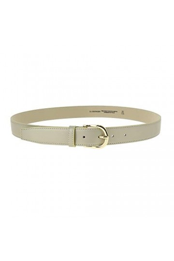 FASHIONGEN - Ceinture Finition Premium en Cuir Véritable dITALIE, FLORDELIS - Doré, 80 / pantalon 37 à 39