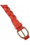 Levis Womens Fully Adjustable Braid Belt OV Ceinture, Regular Orange, 60 Femme