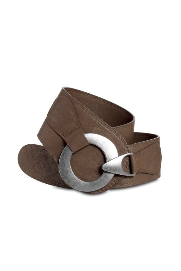 Caspar GU243 Ceinture large pour femme, Taille:95, Couleur:noir