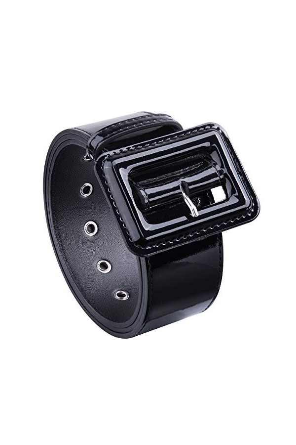 KYEYGWO Ceinture large pour robe de femme avec boucle ardillon - Violet - Taille Unique