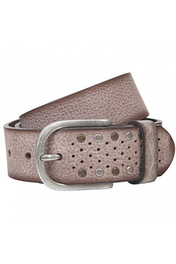 Lindenmann Womens Leather Belt/Womens Belt, leather belt, navy, Farbe/Color:bleu, Size US/EU:Bundweite 80 cm Gesamtlänge 95