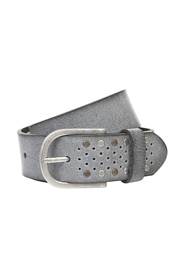 Lindenmann Womens Leather Belt/Womens Belt, leather belt, navy, Farbe/Color:bleu, Size US/EU:Bundweite 80 cm Gesamtlänge 95