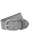 Lindenmann Womens Leather Belt/Womens Belt, leather belt, navy, Farbe/Color:bleu, Size US/EU:Bundweite 80 cm Gesamtlänge 95