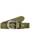 Lindenmann Womens Leather Belt/Womens Belt, nubuck leather, green, Farbe/Color:vert, Size US/EU:Waist Size 37.5 L EU 95 cm