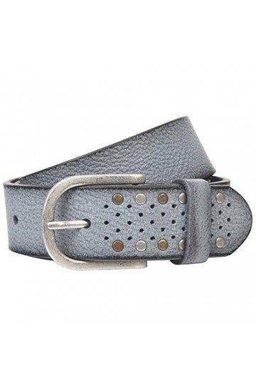 Lindenmann Womens Leather Belt/Womens Belt, leather belt, navy, Farbe/Color:bleu, Size US/EU:Bundweite 80 cm Gesamtlänge 95