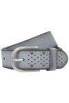 Lindenmann Womens Leather Belt/Womens Belt, leather belt, navy, Farbe/Color:bleu, Size US/EU:Bundweite 80 cm Gesamtlänge 95