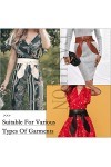 FEOYA Ceinture à enrouler pour fête, mariage, ceinture de mariage, ceinture à nouer, ceinture élégante, pour femme, style rét