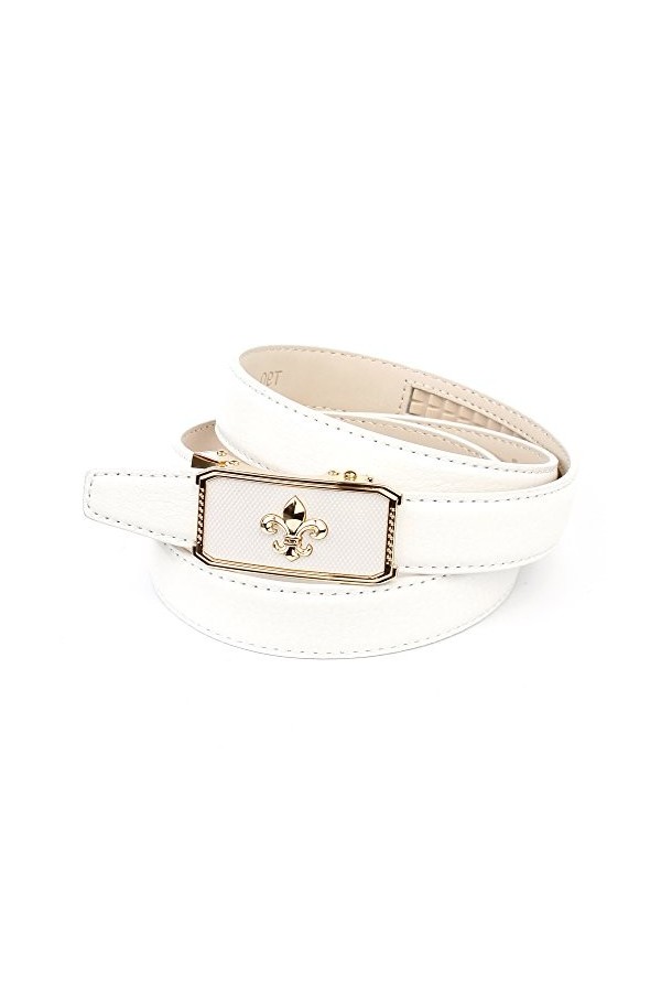 Anthoni Crown 4WLT90 Ceinture, Weiß Weiß 090 , 105 Femme