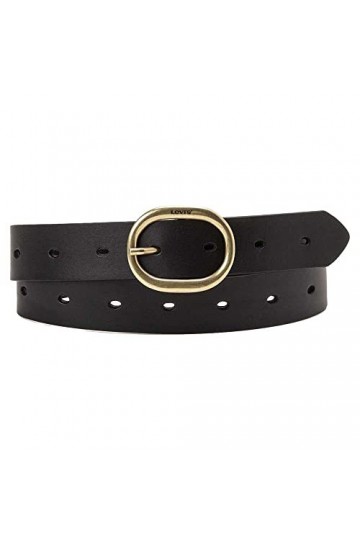 Levis Femme Womens High-low WOMEN S HIGH LOW BELT, Regular Black, 90 EU