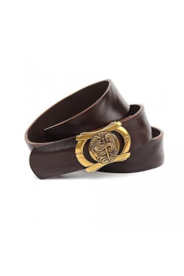 Anthoni Crown 4tom340-110 Ceinture, Marron foncé, 110 cm Mixte