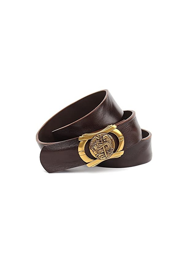 Anthoni Crown 4tom340-80 Ceinture, Marron foncé, 80 cm Mixte
