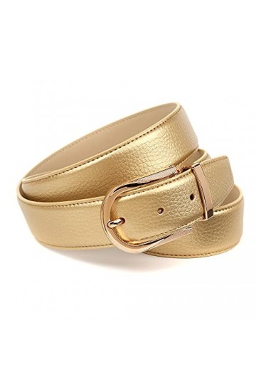 Anthoni Crown Ledergürtel Ceinture, Dunkelblau, 100 Femme