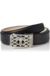 Anthoni Crown Ledergürtel Ceinture, Schwarz, 90 Femme