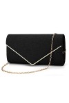 Alifyt Pochette élégante à paillettes pour femme - Pochette de soirée - Sac à bandoulière - Pour soirée de mariage, bal de fi