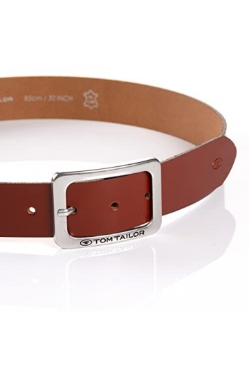 TOM TAILOR Tteve Ceinture, Marron Clair, 105 Femme
