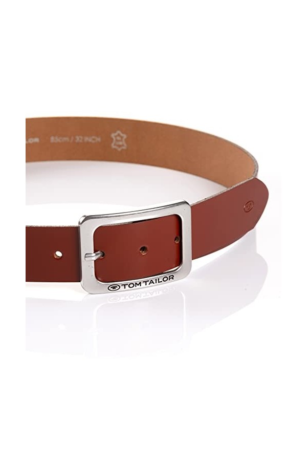 TOM TAILOR Tteve Ceinture, Marron Clair, 105 Femme