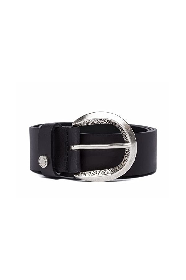 Replay Aw2573 Ceinture, Noir 098, 75 cm Femme
