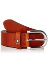Tommy Hilfiger Ceinture Femme New Danny Belt Ceinture Cuir, Marron Cognac , 70