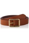 Levis Femme Womens Mid-width WOMEN S MID WIDTH CENTER BAR BELT, Tan, 75 EU