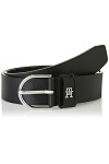 Tommy Hilfiger Ceinture Femme TH Timeless 3.5 Ceinture Cuir, Noir Black , 135