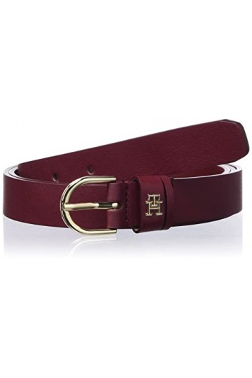 Tommy Hilfiger Th Timeless 2.5 Ceintures, Rouge, 130 Femme