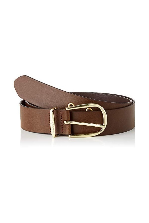Levis Engraved Serif Belt, Brown, 60 Womens