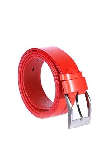 Kabber Ceinture Femme - Cuir Véritable de Qualité Tannage Végétal - Fabriquée en Europe - Différentes Longueurs et Couleurs D