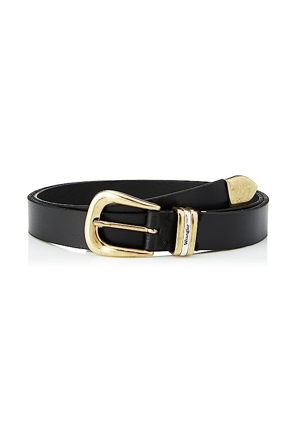 Wrangler Triple Loop Belt Ceinture, Black, 85 aux Femmes