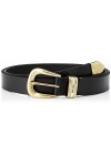 Wrangler Triple Loop Belt Ceinture, Black, 85 aux Femmes