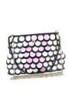 Amosfun 1Pc Sac À Main De Fête Strass Pochette Chaîne Sac Femmes Sac De Soirée Dégradé Sac À Main Miss