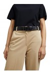 Esprit 021ea1s306 Ceinture, 001/Black, 80 cm Femme