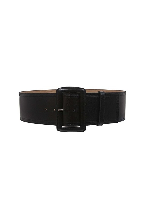 Ceinture en cuir rectangulaire pour femme 7,6 cm de large - Bleu - XS/S - 28"