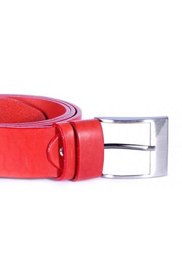 Kabber Ceinture Femme - Cuir Véritable de Qualité Tannage Végétal - Fabriquée en Europe - Différentes Longueurs et Couleurs D