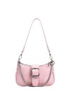 Kexpery Femmes Mode Hobo Sac Polyvalent Élégant Pochette Fermeture À Glissière Couleur Unie Femme Sac De Soirée De Mariage A