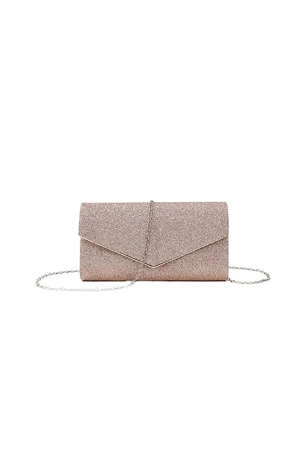 Sac à bandoulière pour femme - Sac de soirée formel - Pour mariage, cocktail, bal de fin dannée, champagne/noir/rouge/or/arg